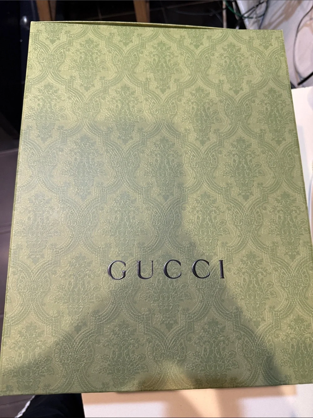 Gucci Neon Lime GG Embossed Belt Bag
